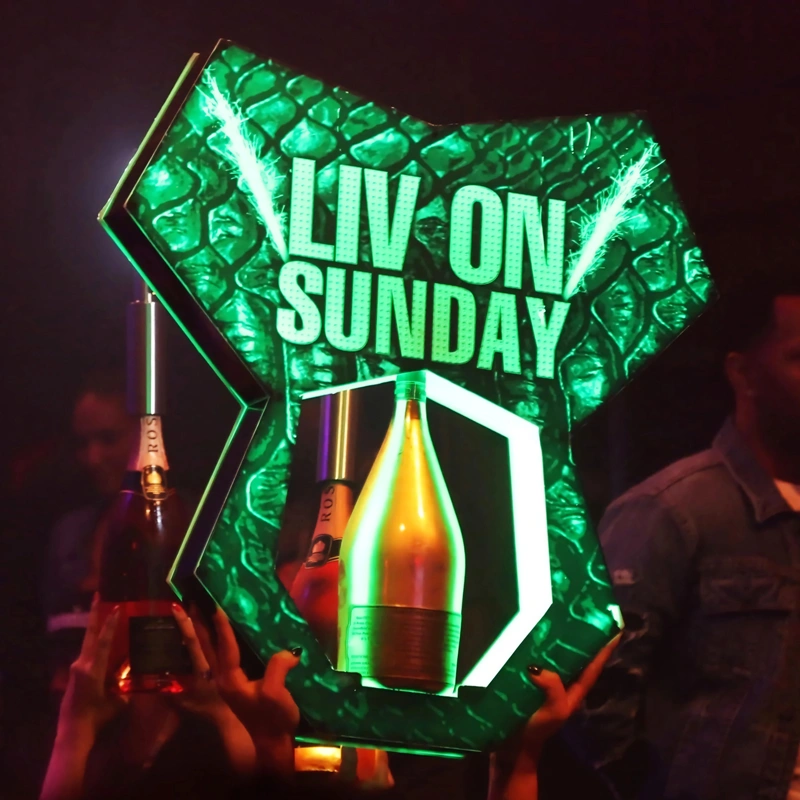 バー VIP ボトル ディスプレイ - リカー ボトル プレゼンター グロリファイアー