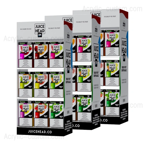 電子タバコディスプレイ - アクリル製スモークディスプレイスタンド