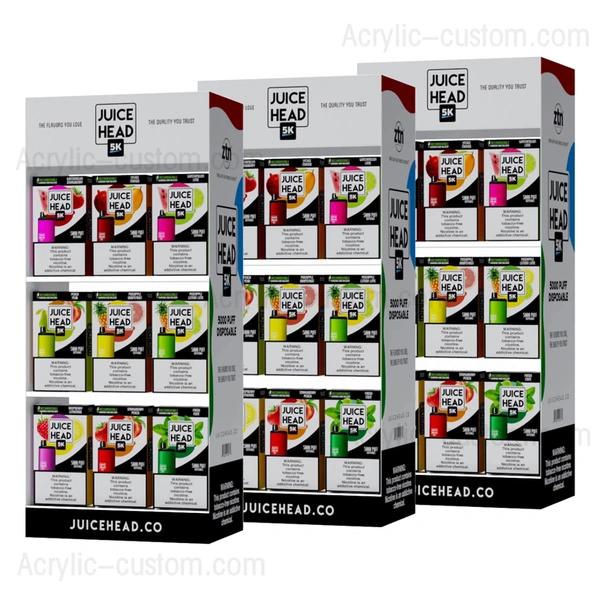 電子タバコディスプレイ - アクリル製スモークディスプレイスタンド