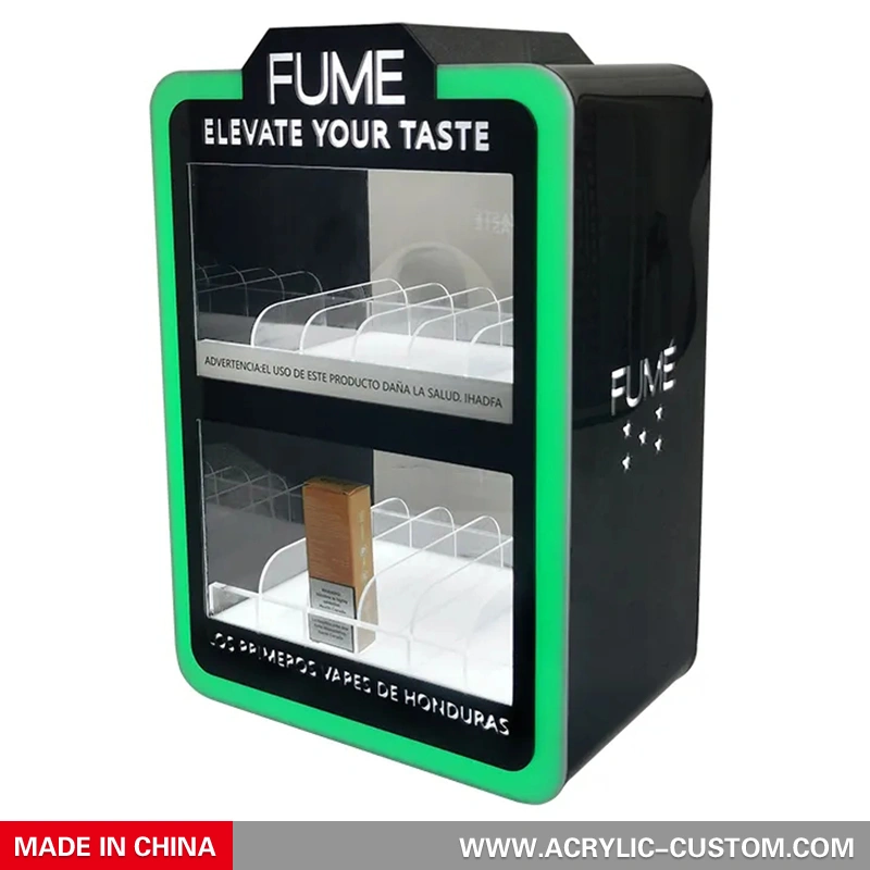 カスタムRGBライト電子リキッドディスプレイスタンド - 小売VAPEショップディスプレイ