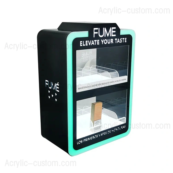 カスタムRGBライト電子リキッドディスプレイスタンド - 小売VAPEショップディスプレイ