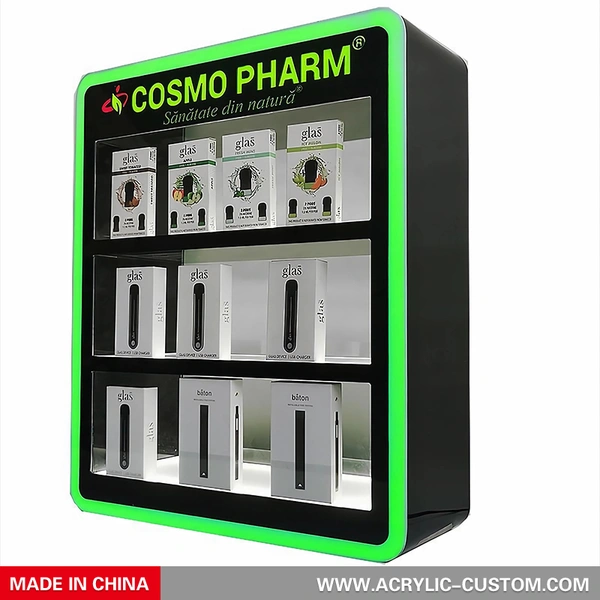 カスタムロゴ電子タバコディスプレイ - rgb電子リキッドディスプレイケース