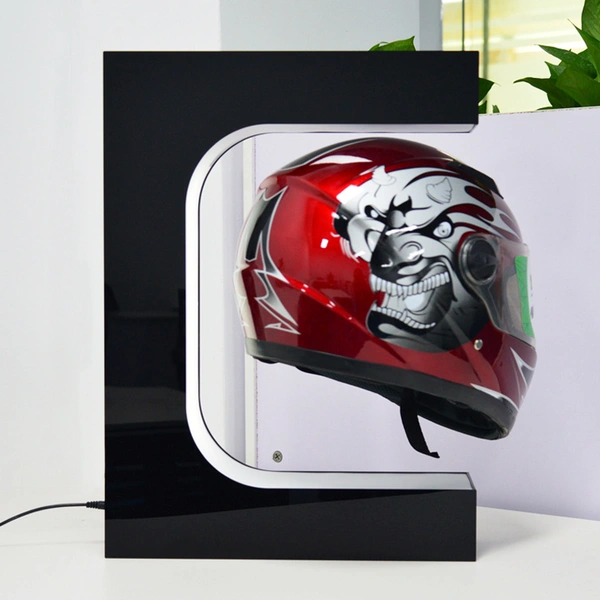 pantalla de levitación magnética - soporte de exhibición de casco de carreras