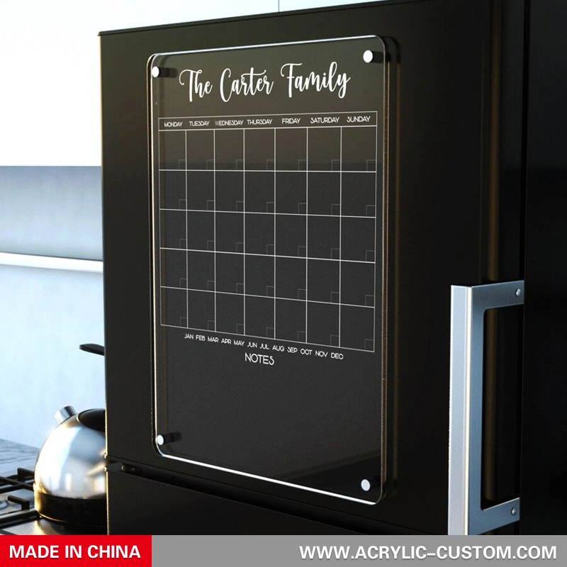 ドライイレース アクリル カレンダー - 冷蔵庫用磁気カレンダー
