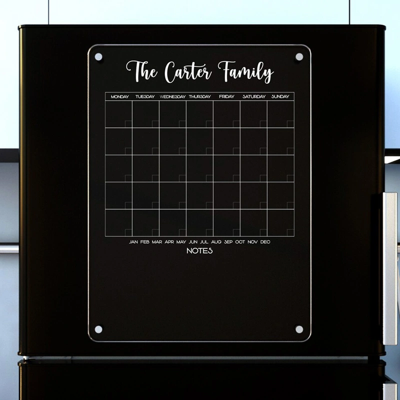 ドライイレース アクリル カレンダー - 冷蔵庫用磁気カレンダー