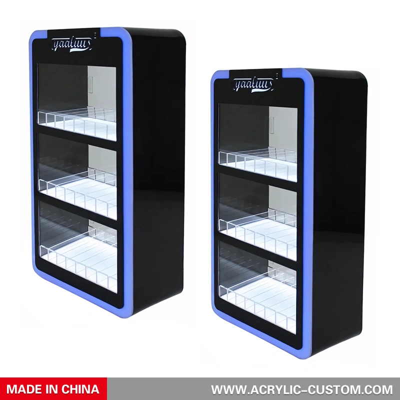 VAPEカスタム電子タバコディスプレイ - LEDライトアクリルディスプレイキャビネット