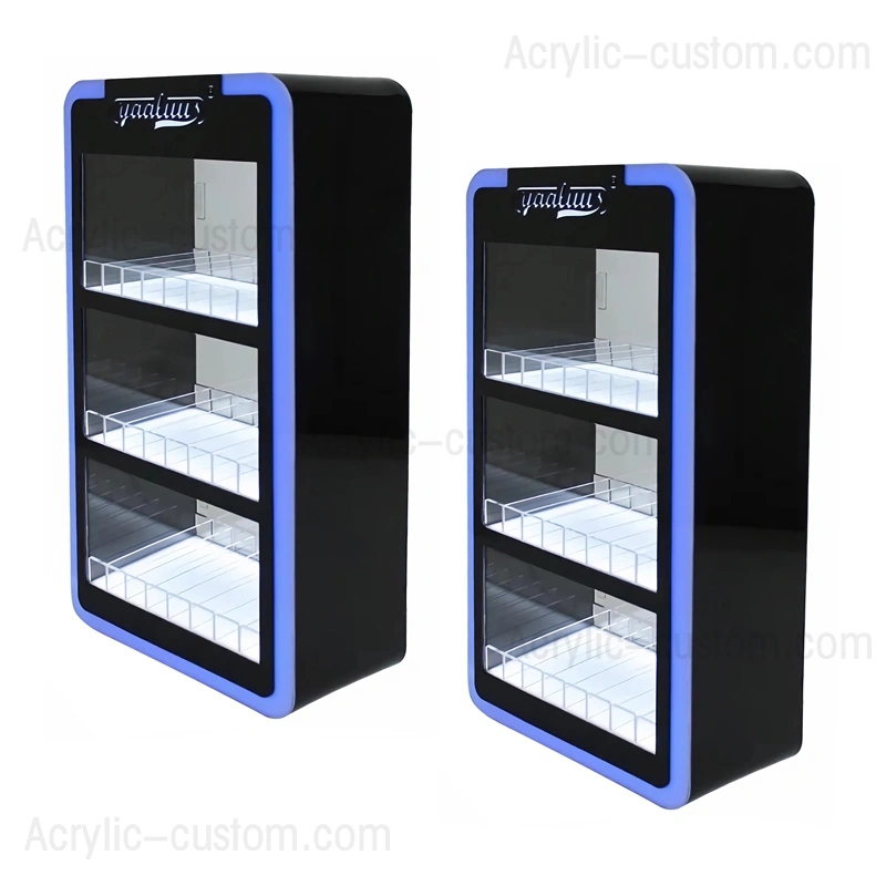VAPEカスタム電子タバコディスプレイ - LEDライトアクリルディスプレイキャビネット