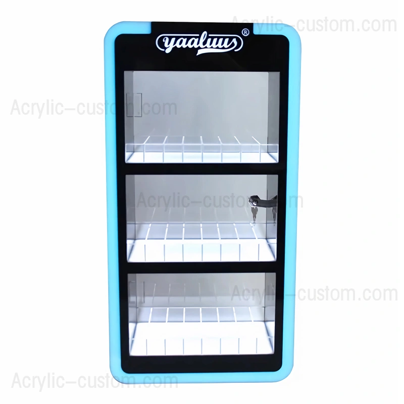 VAPEカスタム電子タバコディスプレイ - LEDライトアクリルディスプレイキャビネット