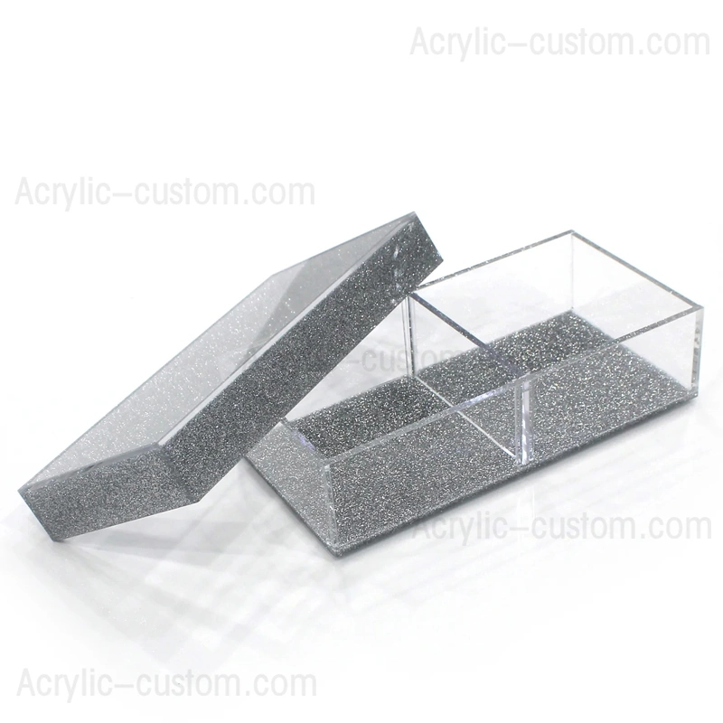 小さなアクリルの取り外し可能な仕切りトレイ - ルーサイトセクショントレイ