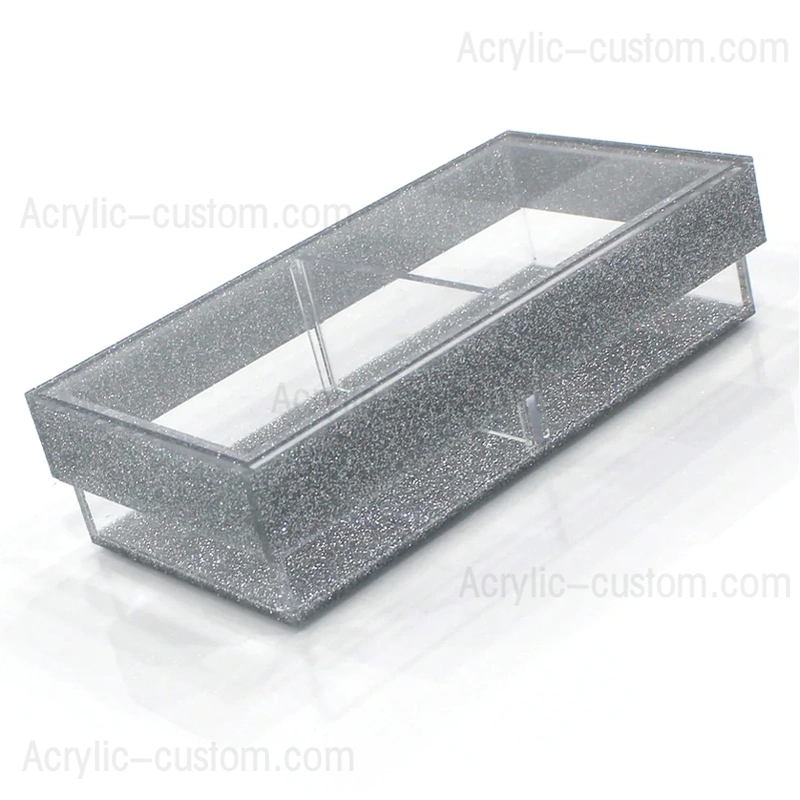 小さなアクリルの取り外し可能な仕切りトレイ - ルーサイトセクショントレイ