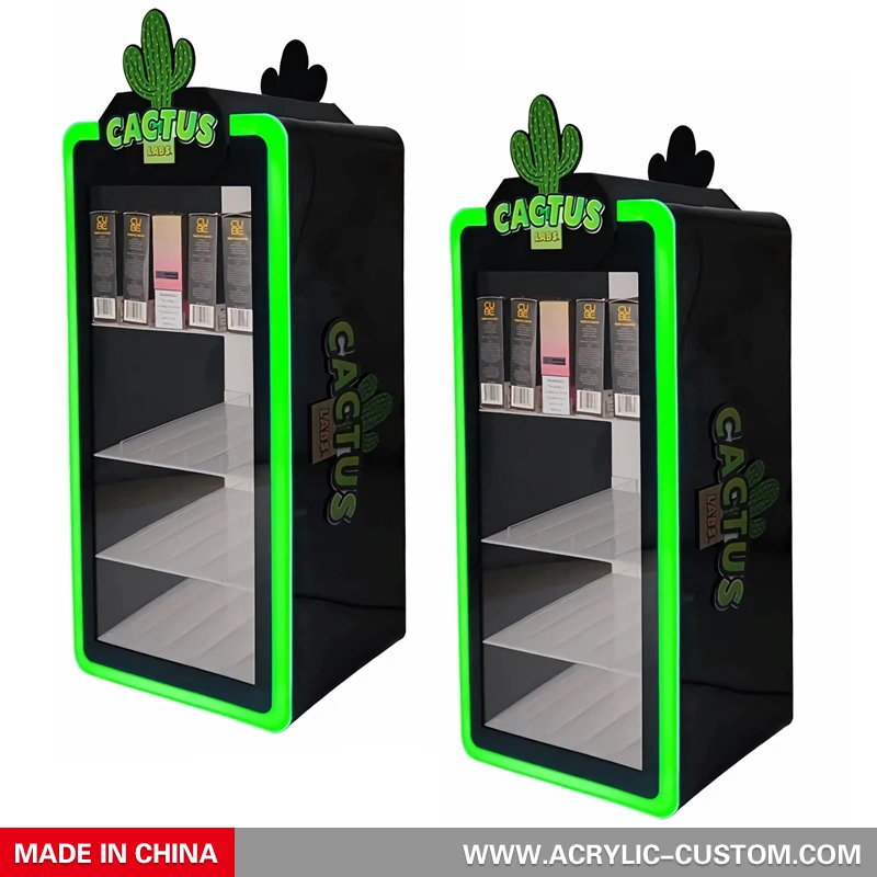 蒸気陳列キャビネット - カスタム LED タバコ陳列ラック