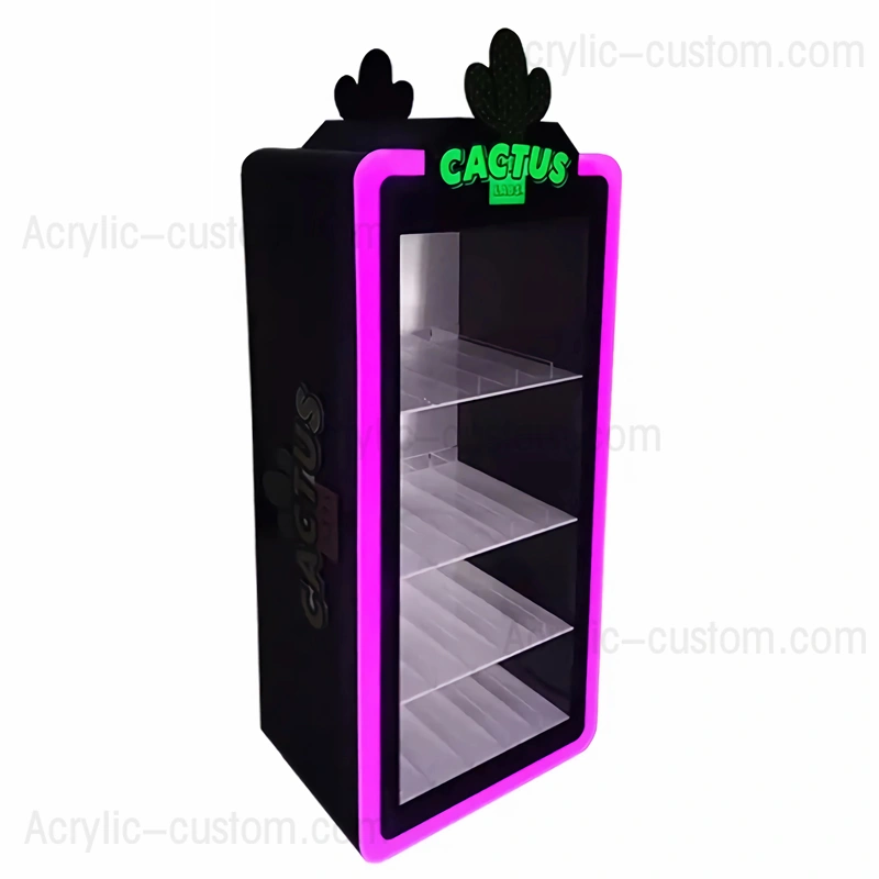 蒸気陳列キャビネット - カスタム LED タバコ陳列ラック