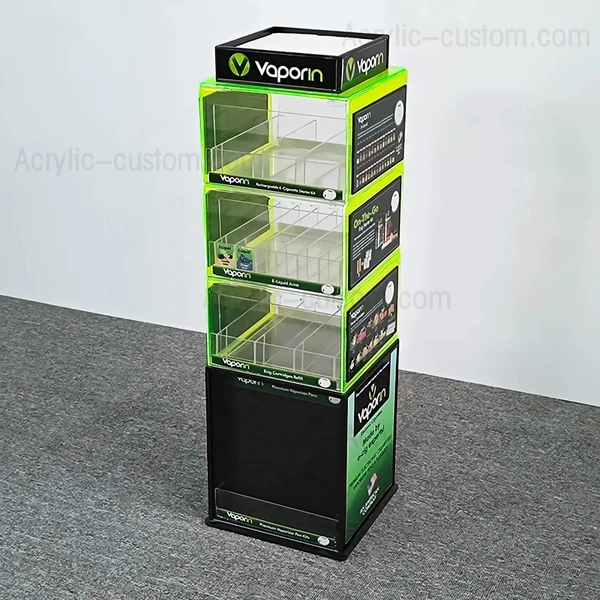 蒸気ディスプレイラック - カスタム小売アクリル蒸気ディスプレイ