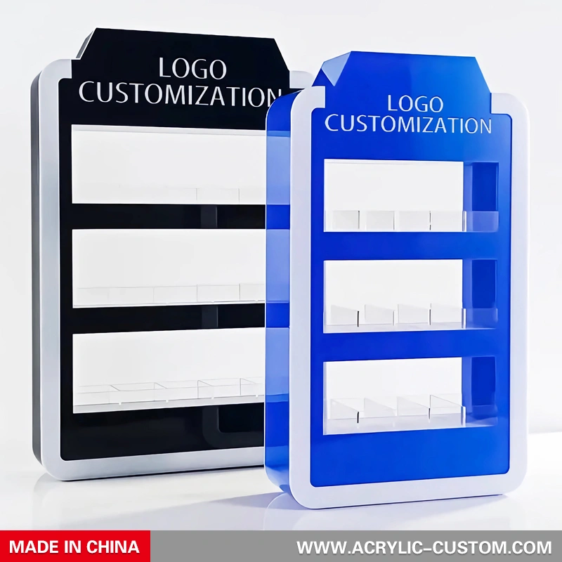 vape ショップのディスプレイ ケース/7 色の LED を備えた多層蒸気ディスプレイ