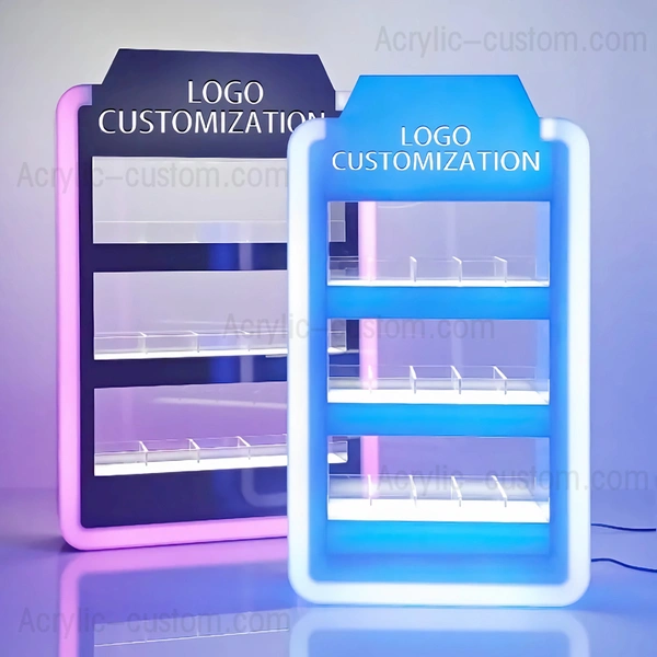 vape ショップのディスプレイ ケース/7 色の LED を備えた多層蒸気ディスプレイ