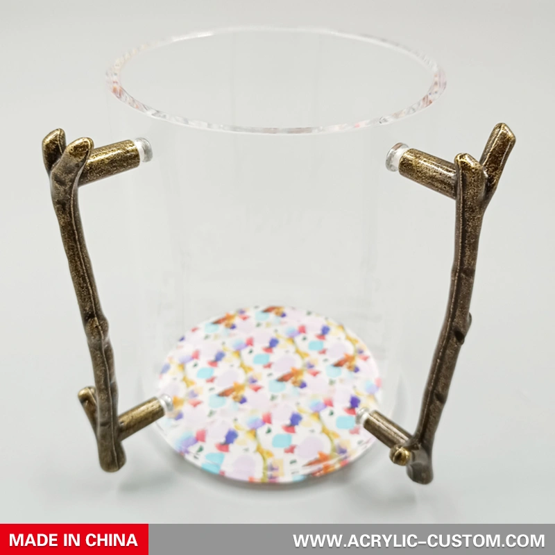 Judaica lucite 洗浄カップ - ハンドル付きアクリル洗浄カップ