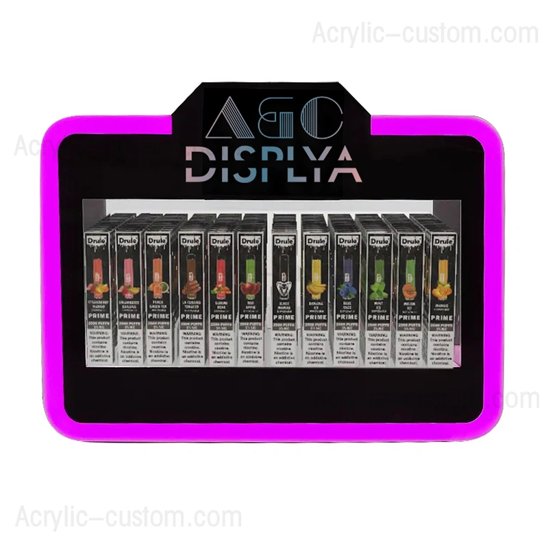 電子ジュース/電子リキッド ショーケース ディスプレイ - 販売用 VAPE ディスプレイ ケース