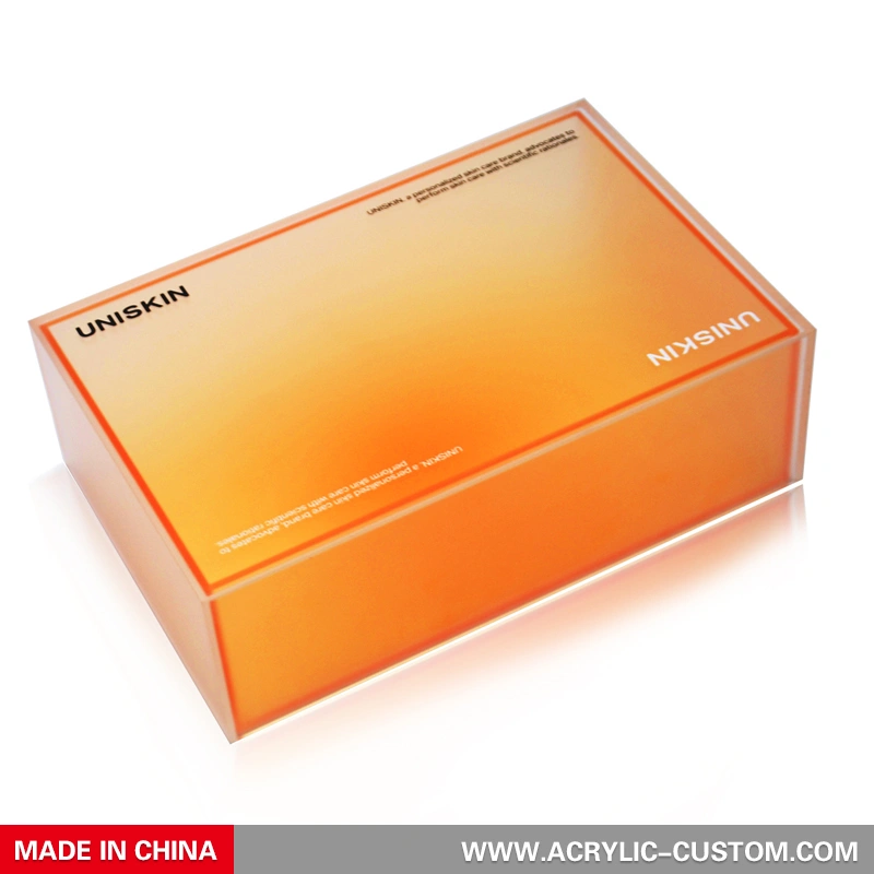 صندوق هدايا إبداعي متدرج للأشعة فوق البنفسجية - صندوق تغليف أكريليك مخصص