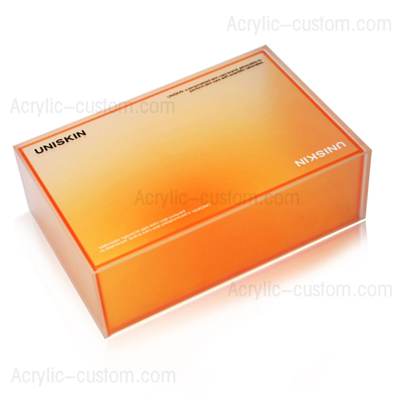 صندوق هدايا إبداعي متدرج للأشعة فوق البنفسجية - صندوق تغليف أكريليك مخصص