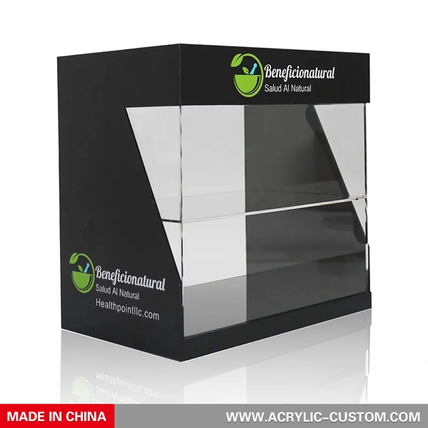 E-Cigarette/Vape Juice Base Tabletop Display - Retail Shop Showcase