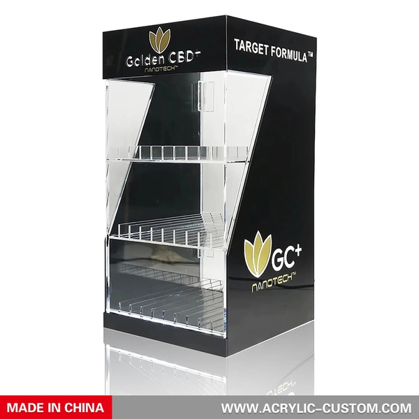 タバコショップ LED 卓上ディスプレイキャビネット - vaping ディスプレイケース