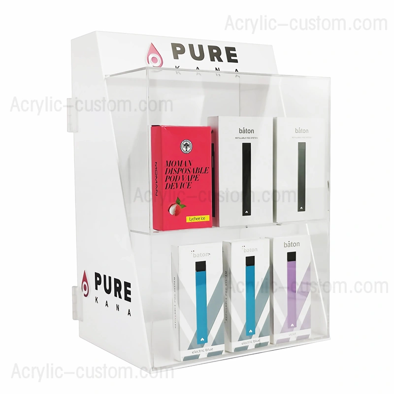 Витрина для паров и вейпов - изготовленная на заказ акриловая витрина