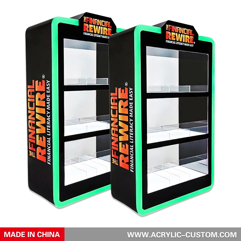 LED Color Change Vape/Cigarette Display - Retail Shop Display Cases