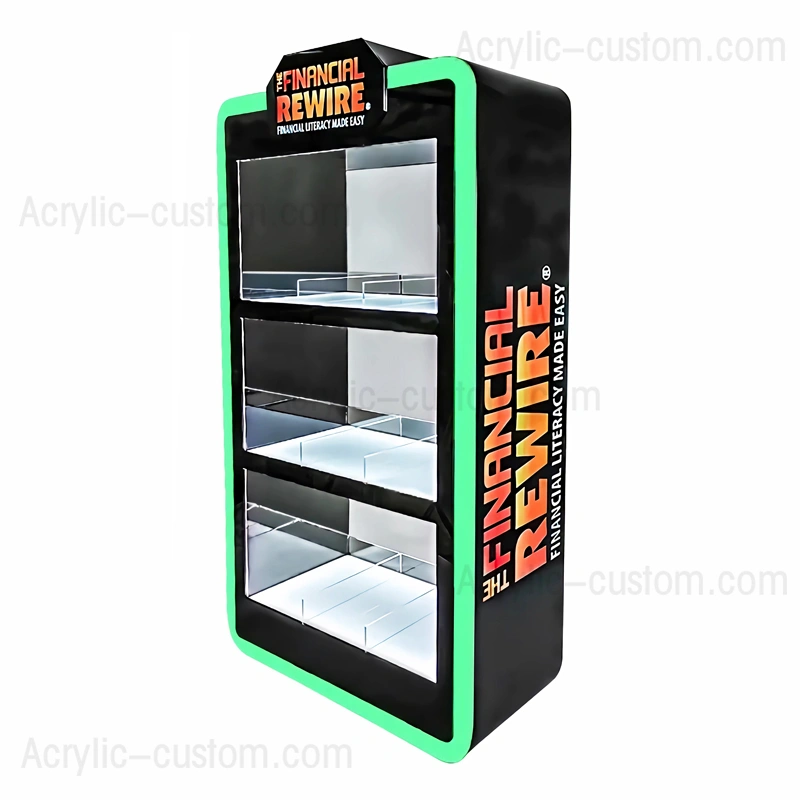 LED Color Change Vape/Cigarette Display - Retail Shop Display Cases