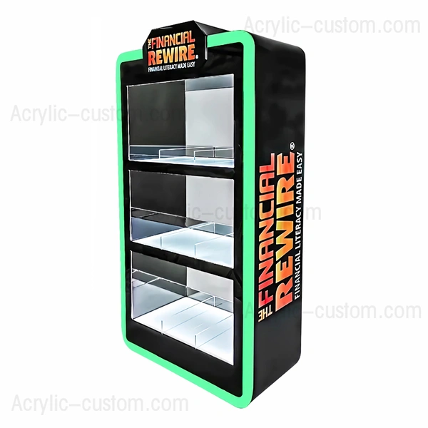 LED Color Change Vape/Cigarette Display - Retail Shop Display Cases