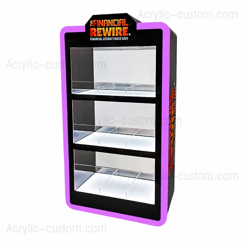 LED Color Change Vape/Cigarette Display - Retail Shop Display Cases