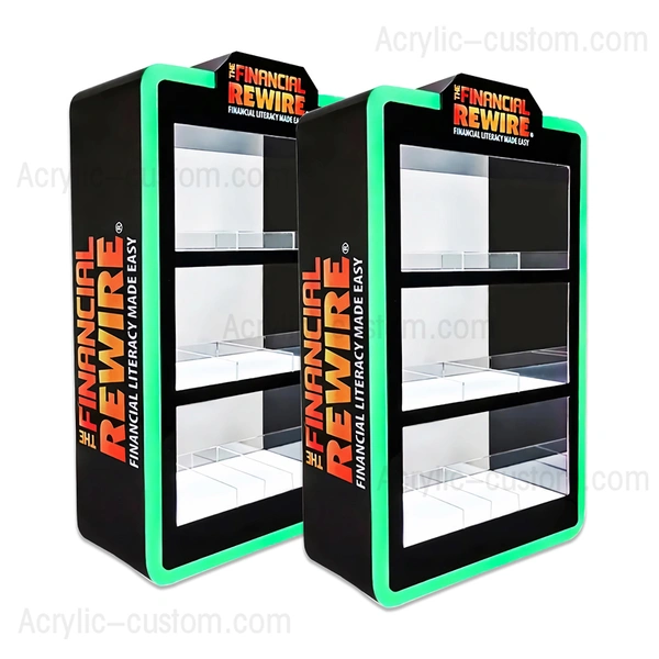 LED Color Change Vape/Cigarette Display - Retail Shop Display Cases