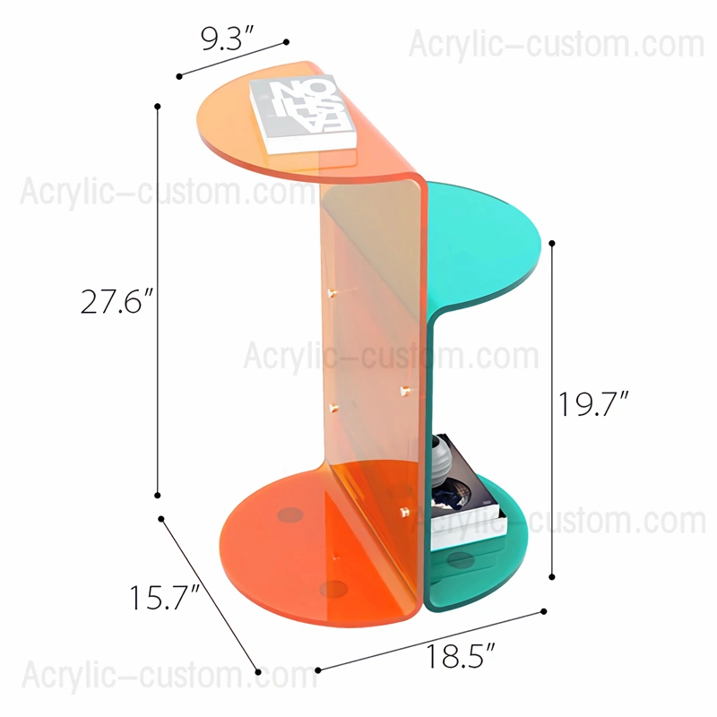 モダンなアクリルサイドテーブル - ルーサイトテーブル卸売