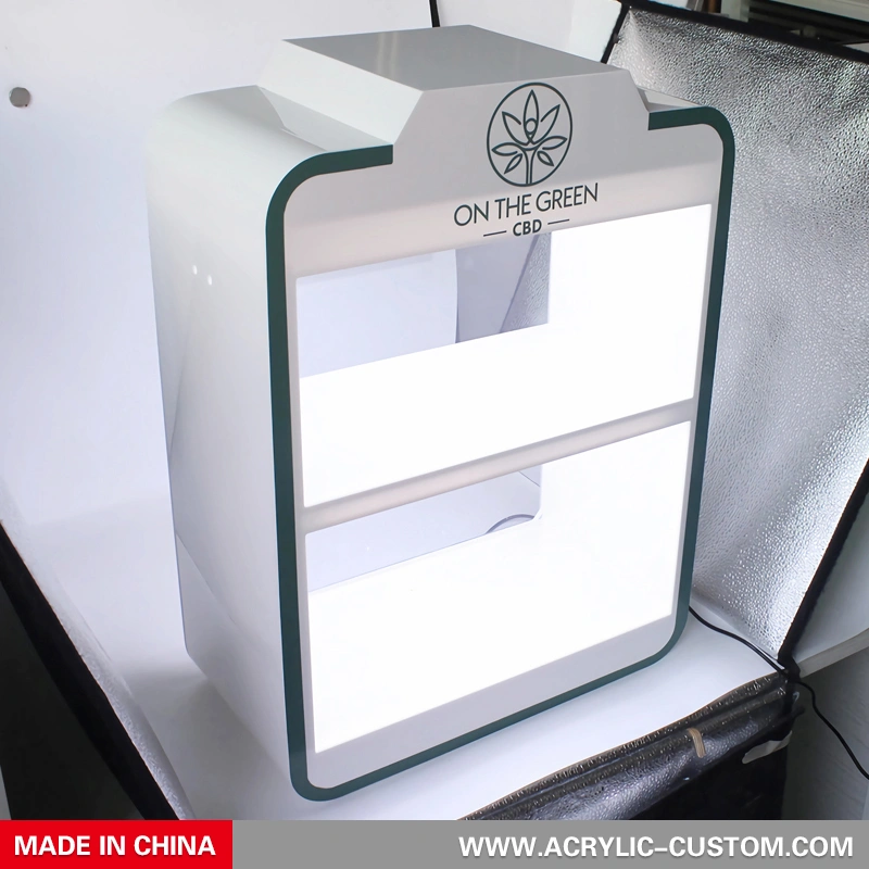 Розничная настольная витрина для электронных сигарет - витрина cbd vape на заказ