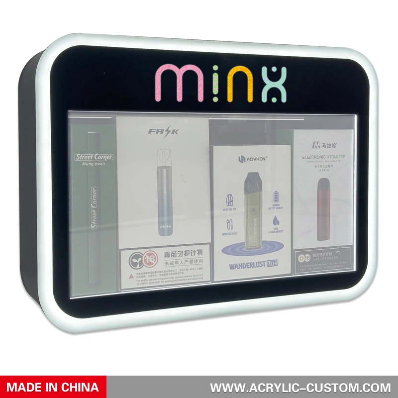 Небольшая витрина для паров и вейпов со столешницей - витрина для электронных сигарет