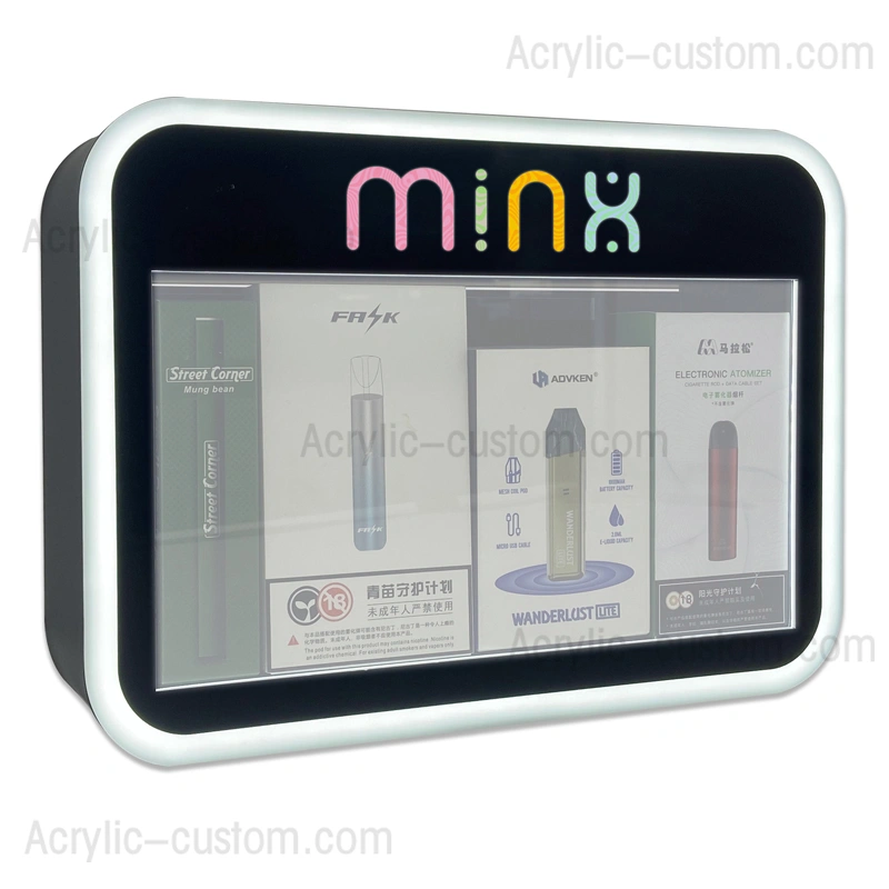 Небольшая витрина для паров и вейпов со столешницей - витрина для электронных сигарет