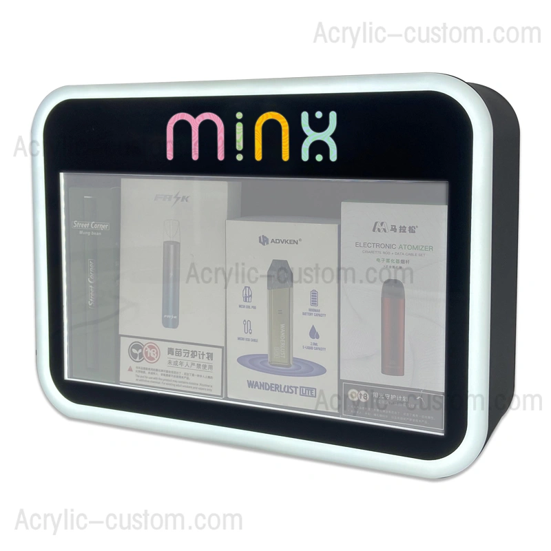 Небольшая витрина для паров и вейпов со столешницей - витрина для электронных сигарет