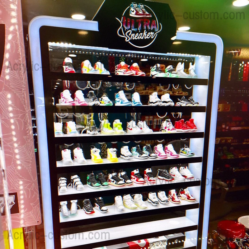 カウンタートップキーホルダーディスプレイケース - カスタマイズされたアクリルディスプレイケース