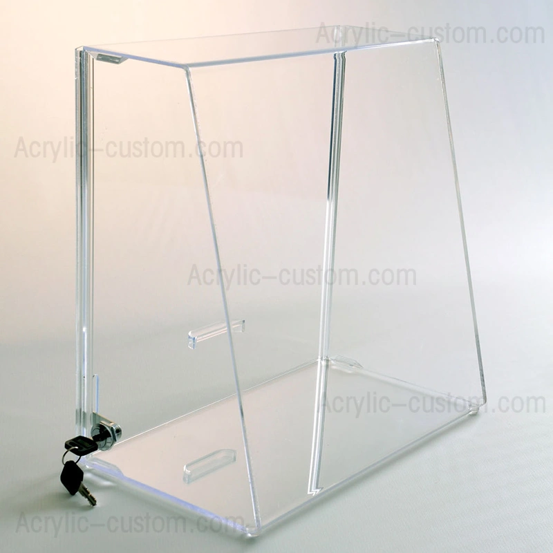 傾斜前面アクリル ディスプレイ ケース | 明確な小売ショーケース