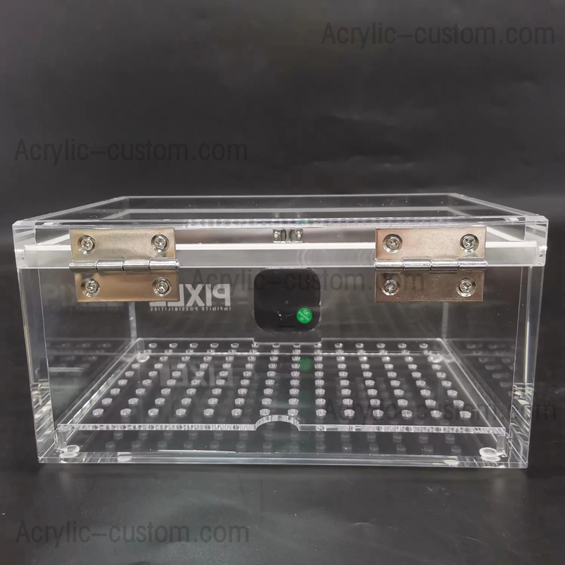 シガーディスプレイヒュミドールボックス - 湿度温度計付きピクセルヒュミドール