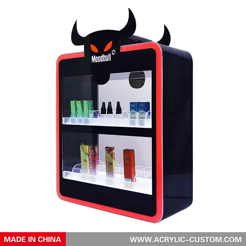 電子タバコディスプレイボックス - カウンタートップベープストアショップディスプレイケース