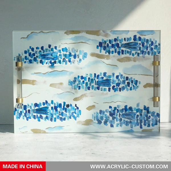 塗装されたハラボード - ガラス製のハラボードとハラトレイ