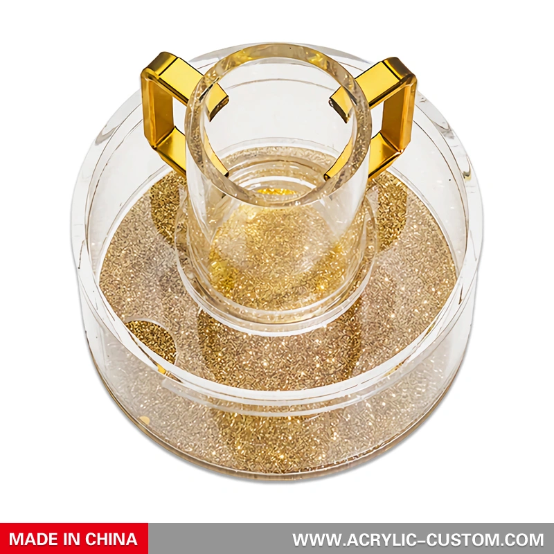 وعاء وكأس غسيل الذهب | مجموعة مايم أكرونيم أكريليك