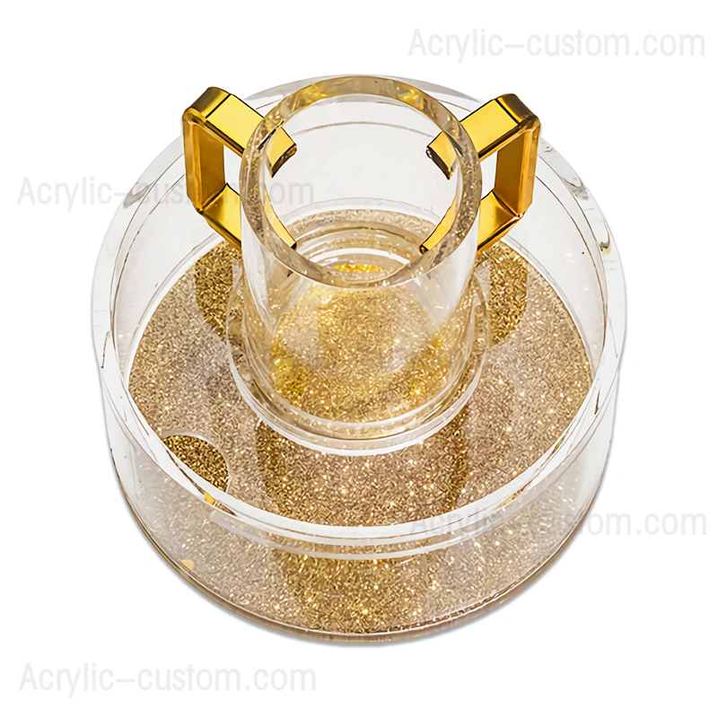 وعاء وكأس غسيل الذهب | مجموعة مايم أكرونيم أكريليك