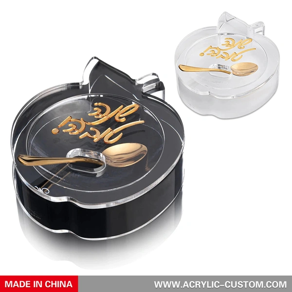 ダイカットアクリル製アップルハニーディッシュ | ルーサイト ロシュ・ハシャナ テーブルウェア