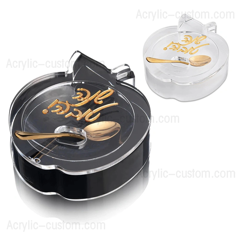 ダイカットアクリル製アップルハニーディッシュ | ルーサイト ロシュ・ハシャナ テーブルウェア