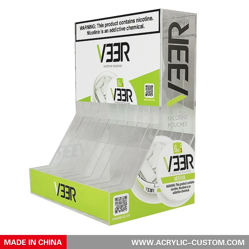 アクリル製スヌース缶ディスペンサー - 噛みタバコディスプレイラック