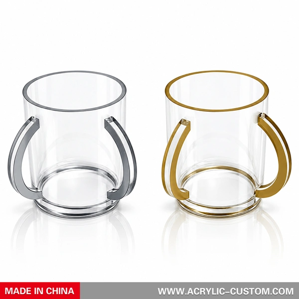 Acrylic Netilat Yadayim Wash Cup | Dual Handle Judaica Washing Cup