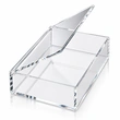 Clear Acrylic Storage Box with Hinged Lid | Lucite Display & Organizer Box