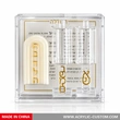 Lucite Havdalah Set with Candle & Spice Holders | Modern Judaica Set