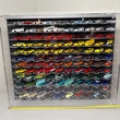 120-Car 1:64 Diecast Display Case with LED | Wall-Mount Acrylic Showcase